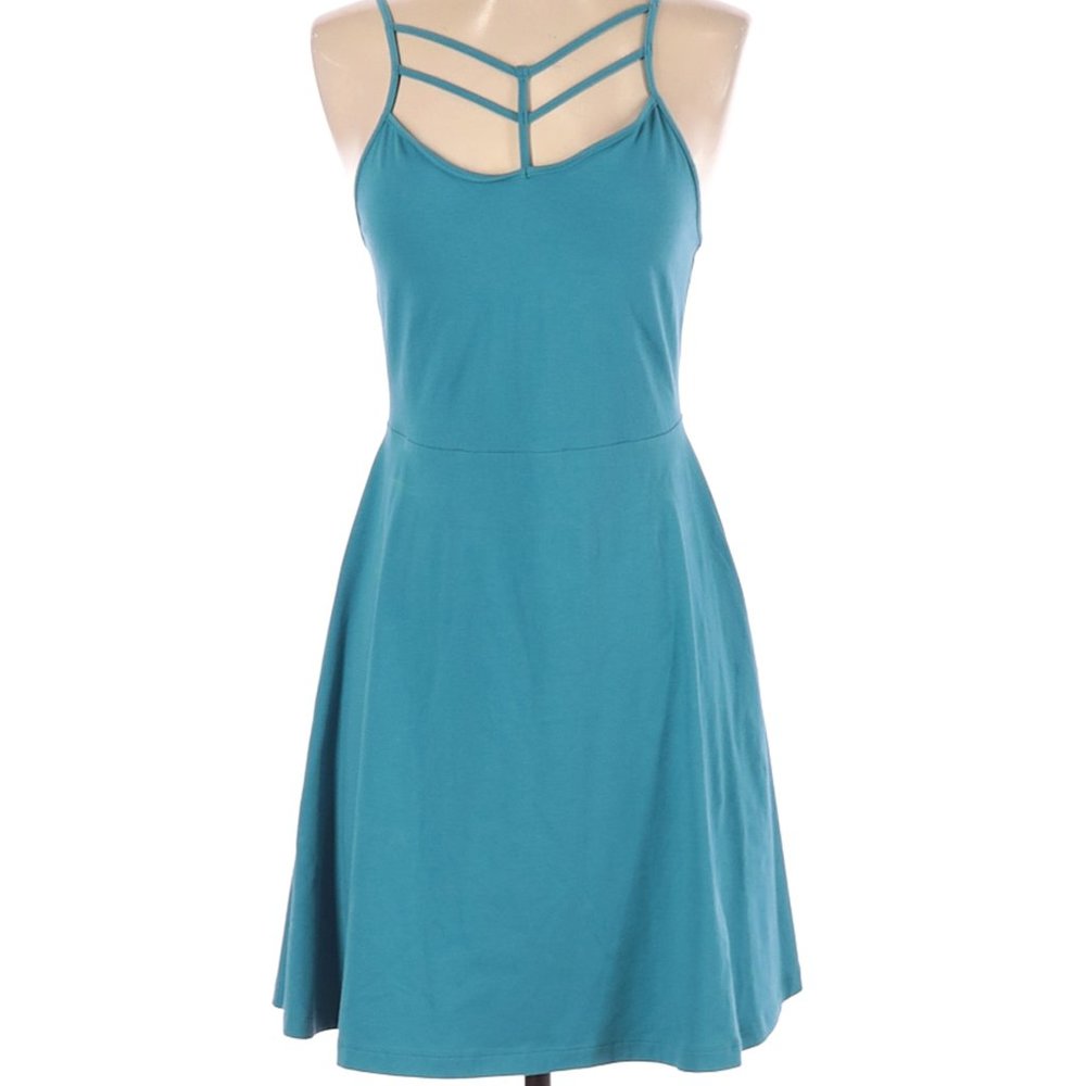 EXPRESS BLUE SLEEVELESS DRESS